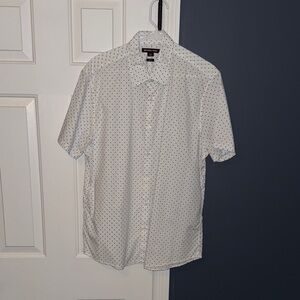 Michael Kors White and Black Polka Dot Shirt